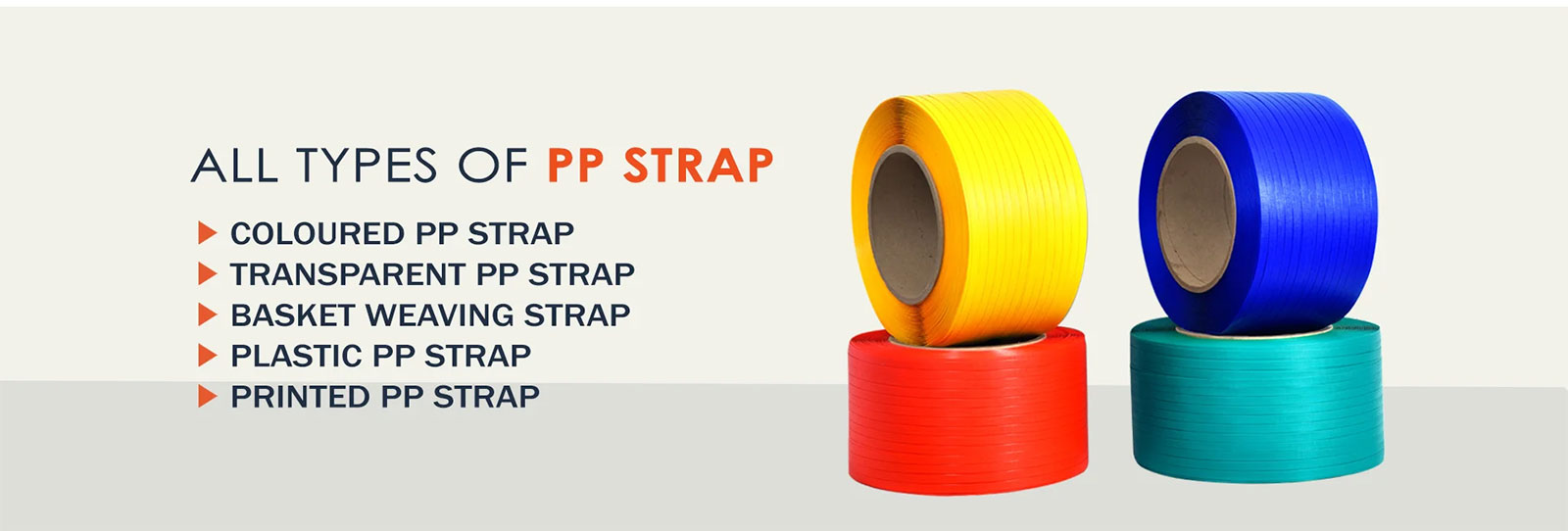 Coloured PP Strap, Transparent PP Strap, Basket Weaving Strap, Plastic PP Strap, Printed PP Strap, Manufacturer, Supplier, Ahmedabad